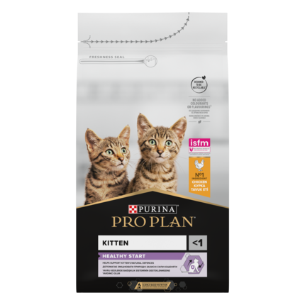 PURINA® PRO PLAN® Kitten Healthy Start, bogato piletinom, suha hrana za mačiće 1-12 mjeseci