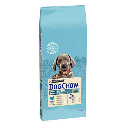 DOG CHOW Junior, s puretinom, suha hrana za štence