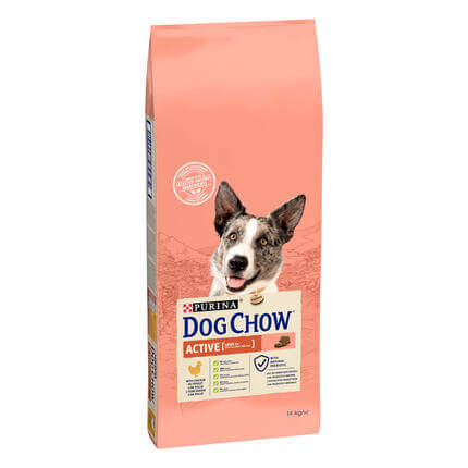 DOG CHOW Active, s piletinom, suha hrana za pse