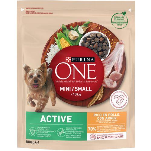 Purina ONE® Mini Active, bogata piletinom, s rižom