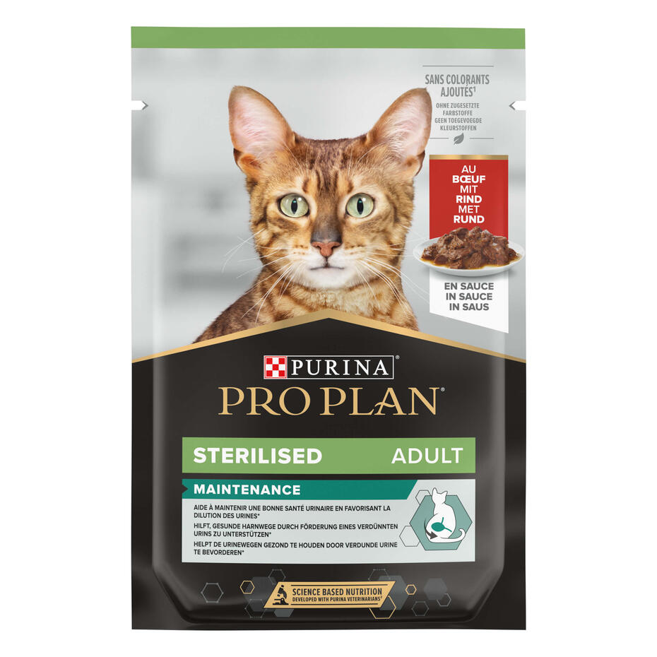 PURINA® PRO PLAN® Sterilised Maintenance s govedinom, mokra hrana za mačke
