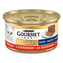 GOURMET GOLD Mousse, s govedinom, mokra hrana za mačke