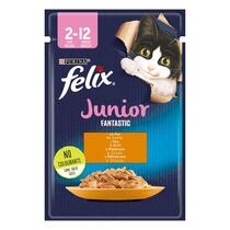 FELIX Fantastic Junior mokra hrana za mačke s piletinom u želeu