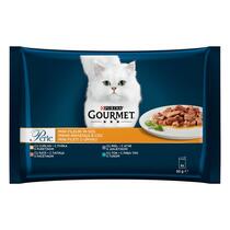 GOURMET PERLE Mini fileti: puretina, pačetina, janjetina i tuna Multipakiranje, hrana za mačke