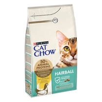 PURINA CAT CHOW Hairball Control, s piletinom, suha hrana za mačke