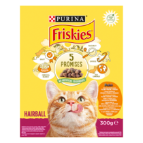 Friskies® Hairball, ukusna kombinacija piletine i puretine s povrćem