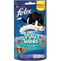 FELIX poslastice za mačke Play Tubes s okusom pečene ribe i kozica