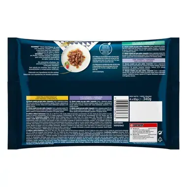 GOURMET PERLE, s teletinom i povrćem/ kunićem i mrkvom/ janjetinom i povrćem u umaku, mokra hrana za mačke