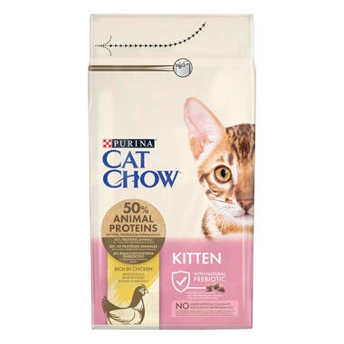 PURINA CAT CHOW Junior, s piletinom, suha hrana za mačke