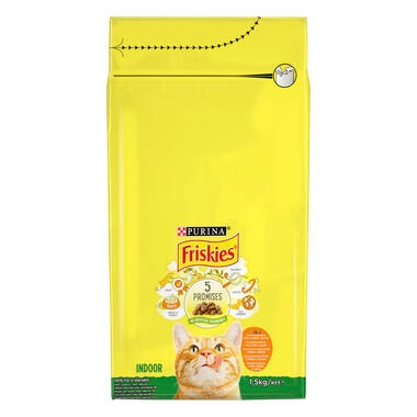 Friskies® Indoor, ukusna kombinacija piletine i puretine, s povrćem