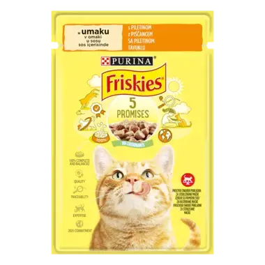 Friskies® Adult, u umaku s piletinom