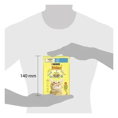 Friskies® Adult, u umaku s lososom mokra hrana za mačke