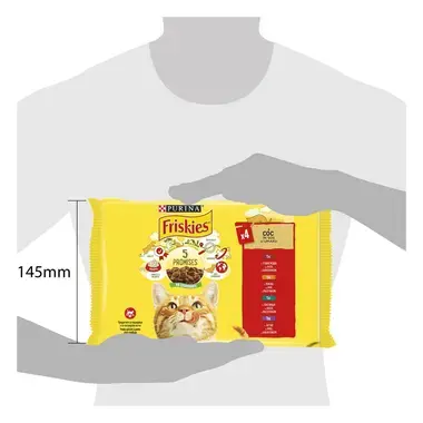Friskies® Adult Multipakiranje, u umaku s piletinom, s govedinom, s pačetinom