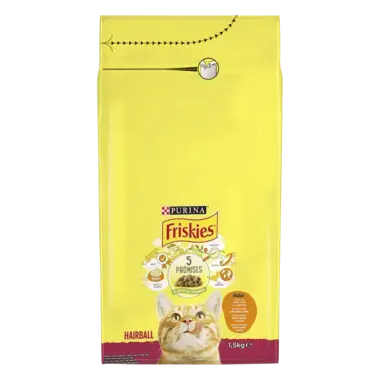 Friskies® Hairball, ukusna kombinacija piletine i puretine s povrćem