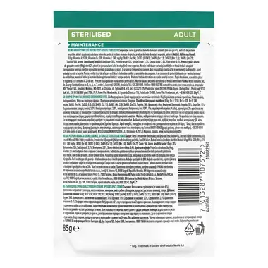 PURINA® PRO PLAN® Sterilised MAINTENANCE s piletinom, mokra hrana za mačke