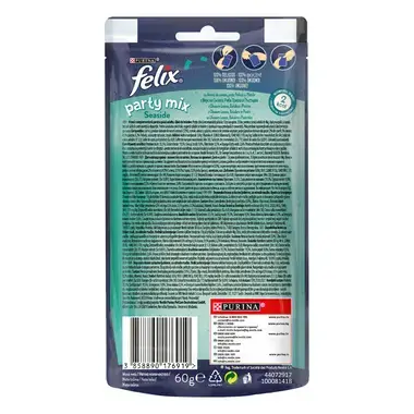 FELIX® Party Mix Ocean s okusom lososa, kolje i pastrve